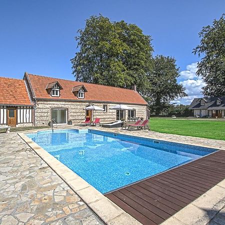 Clos Celeste - Campagne D Etretat Avec Piscine Et Spa Écrainville Exterior foto