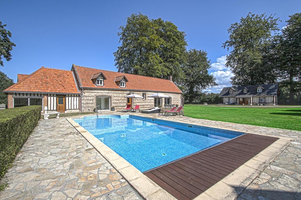 Clos Celeste - Campagne D Etretat Avec Piscine Et Spa Écrainville Exterior foto